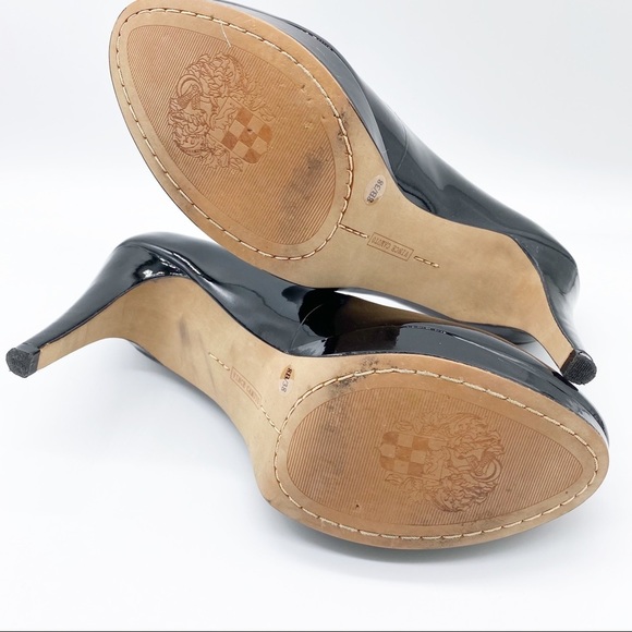 Vince Camuto- Black Patent Leather Classic Heel 8 - Picture 5 of 7